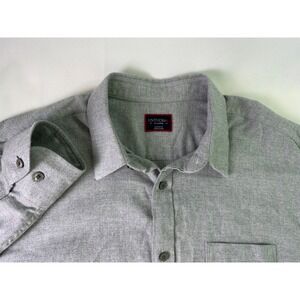 UNTUCKit Sherwood Gray Long Sleeve Button Down Shirt‎ Men's XL Regular Fit